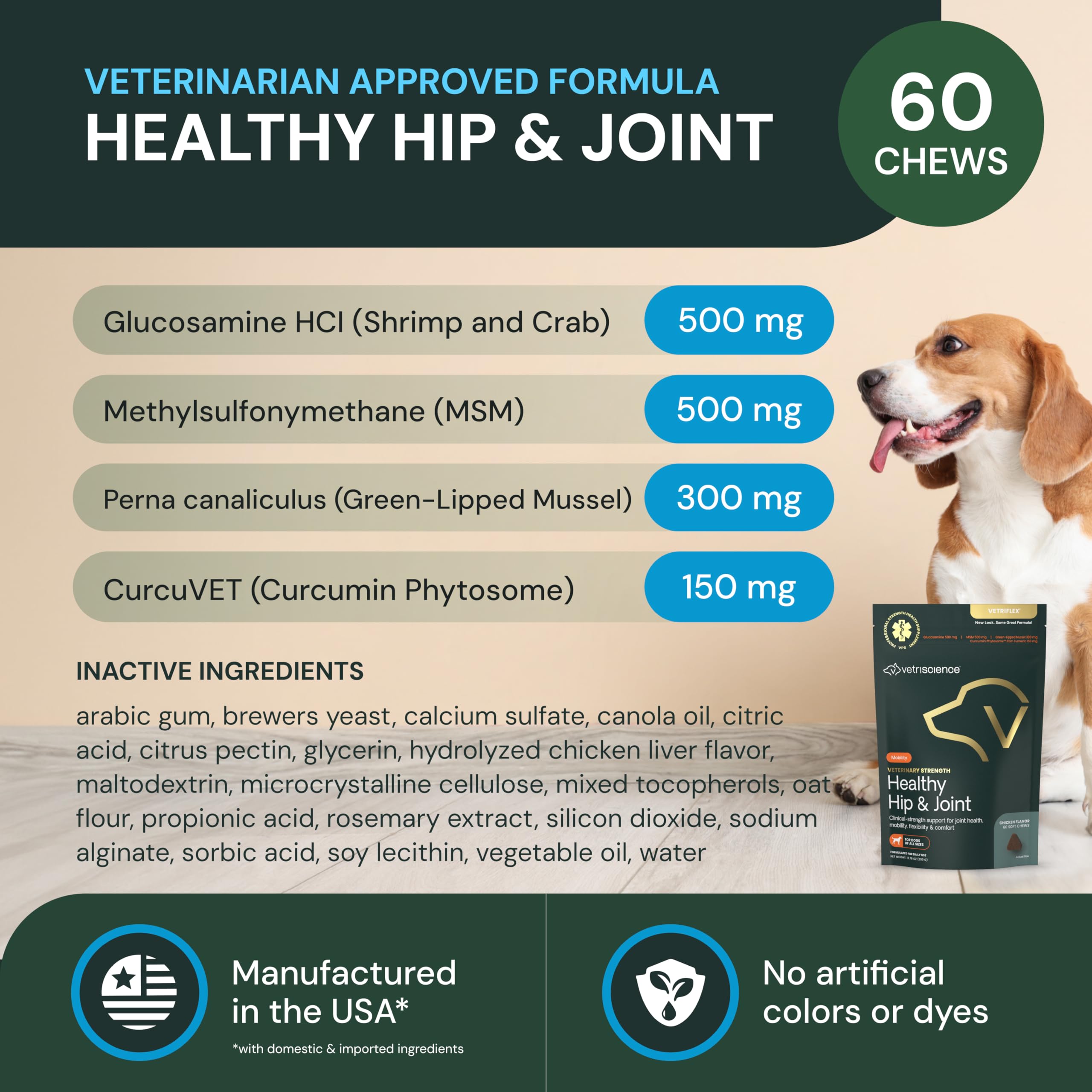 VETRISCIENCE masticables perro en movimiento: posibilidad de mejor movilidad al caminar