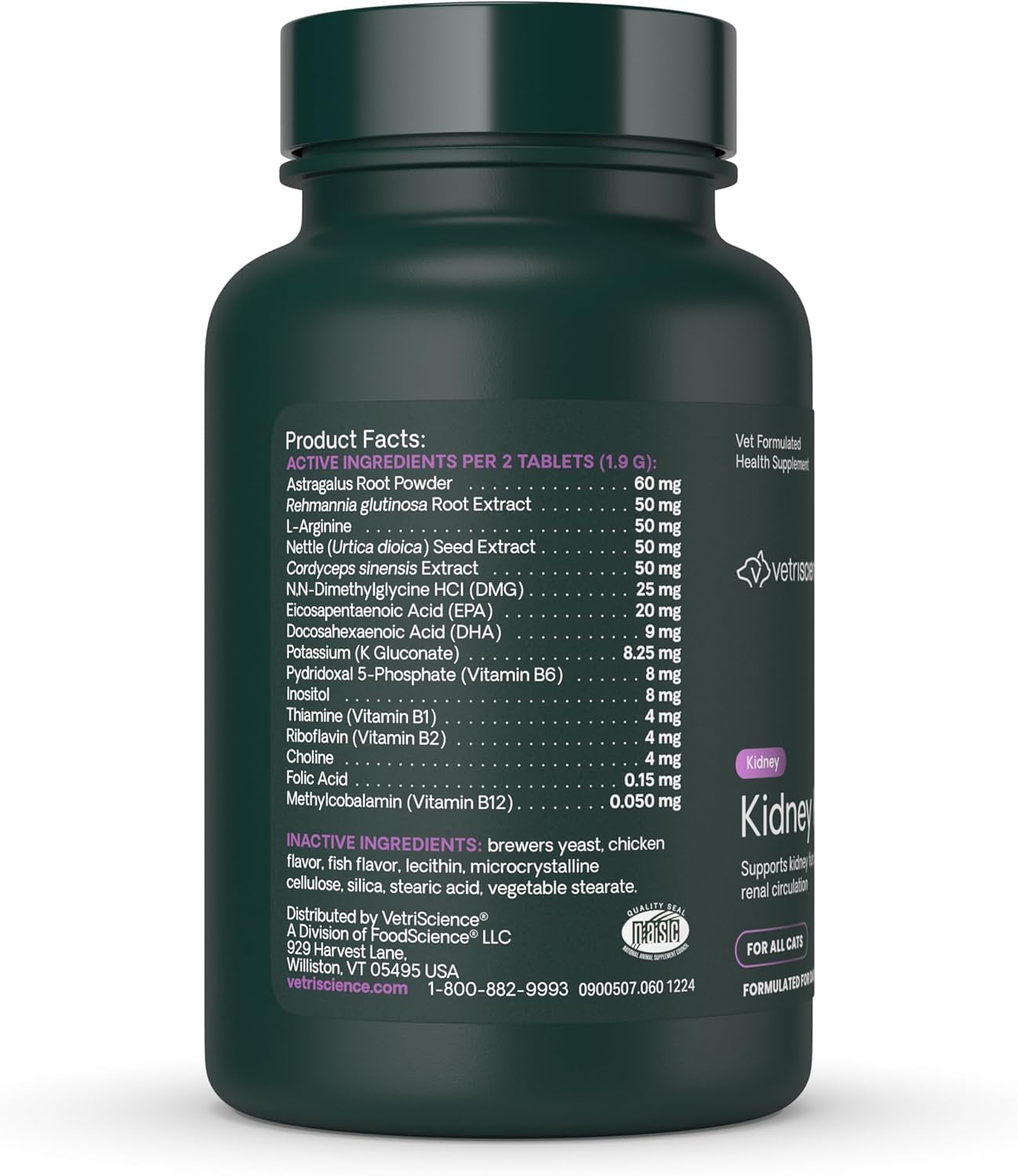 VetriScience omega-3 y vitaminas para apoyo renal