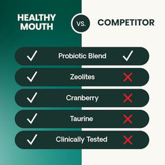 VetriScience Healthy Mouth polvo dental sin sabor mezclado con croquetas para cuidado bucal