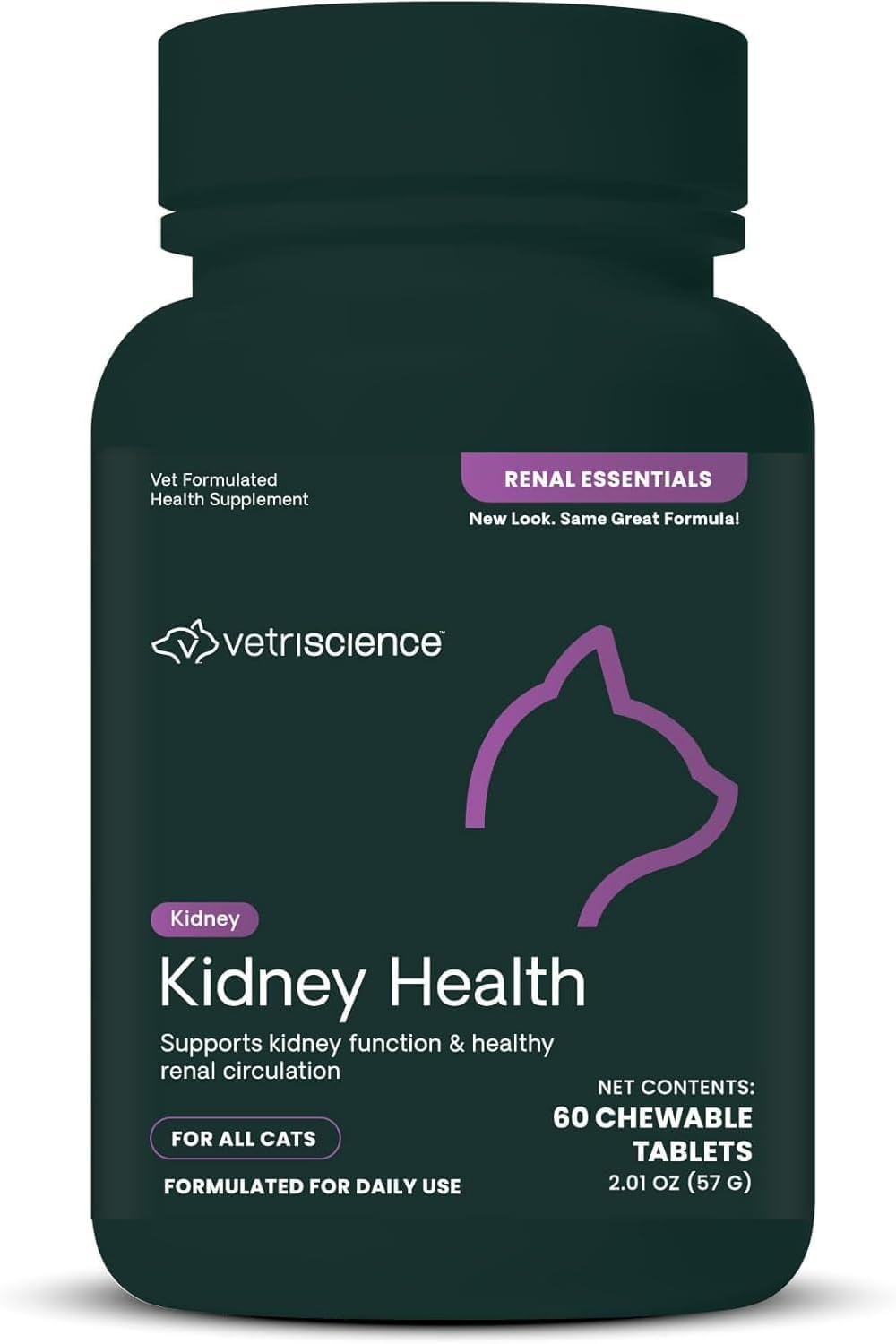 VetriScience tableta masticable con sabor pollo y pescado para apoyar la salud renal