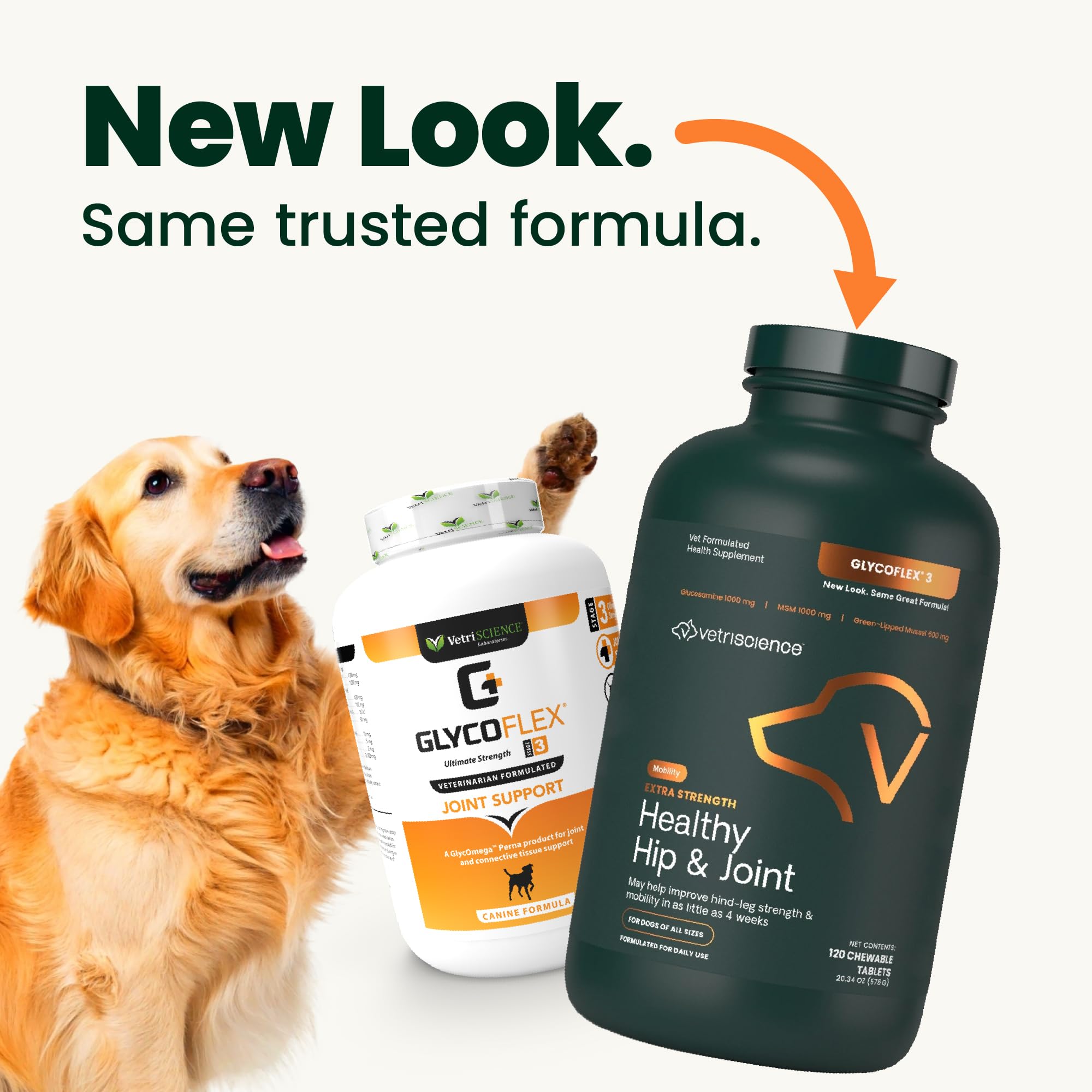 Tabletas masticables en tamaño bite para perros, fácil administración.
