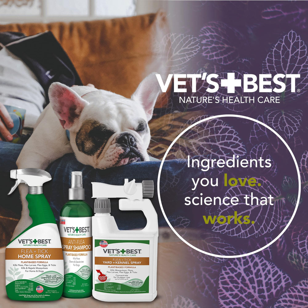 Vet's Best spray en botella, fabricación en Estados Unidos