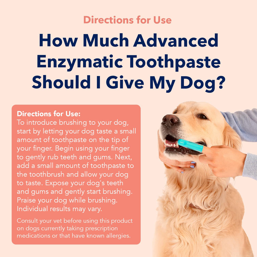 Pasta dental para perros Vets Preferred, sabor cacahuete para cepillado cómodo.