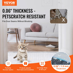 VEVOR protector de alfombra para mascotas con agarre 3D para evitar deslizamientos.