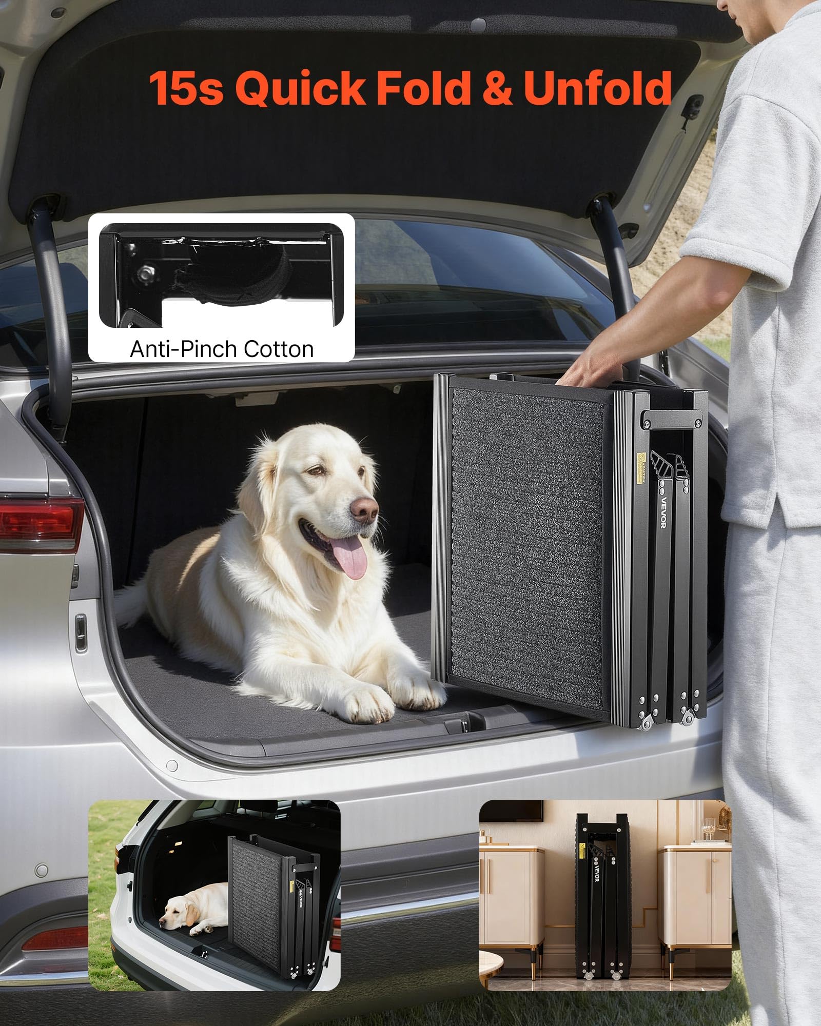 Rampa VEVOR para coches y camionetas, uso versátil
