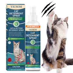 VICSOM botellas rociador repelente para gatos, previene arañazos en muebles.