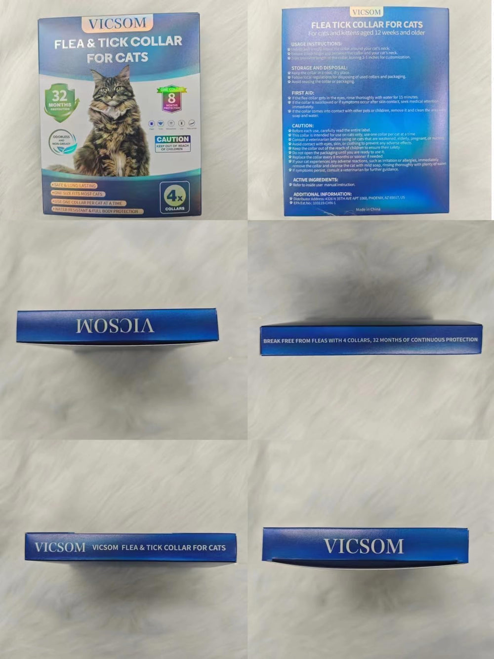 Collar VICSOM uso diario con protección continua.