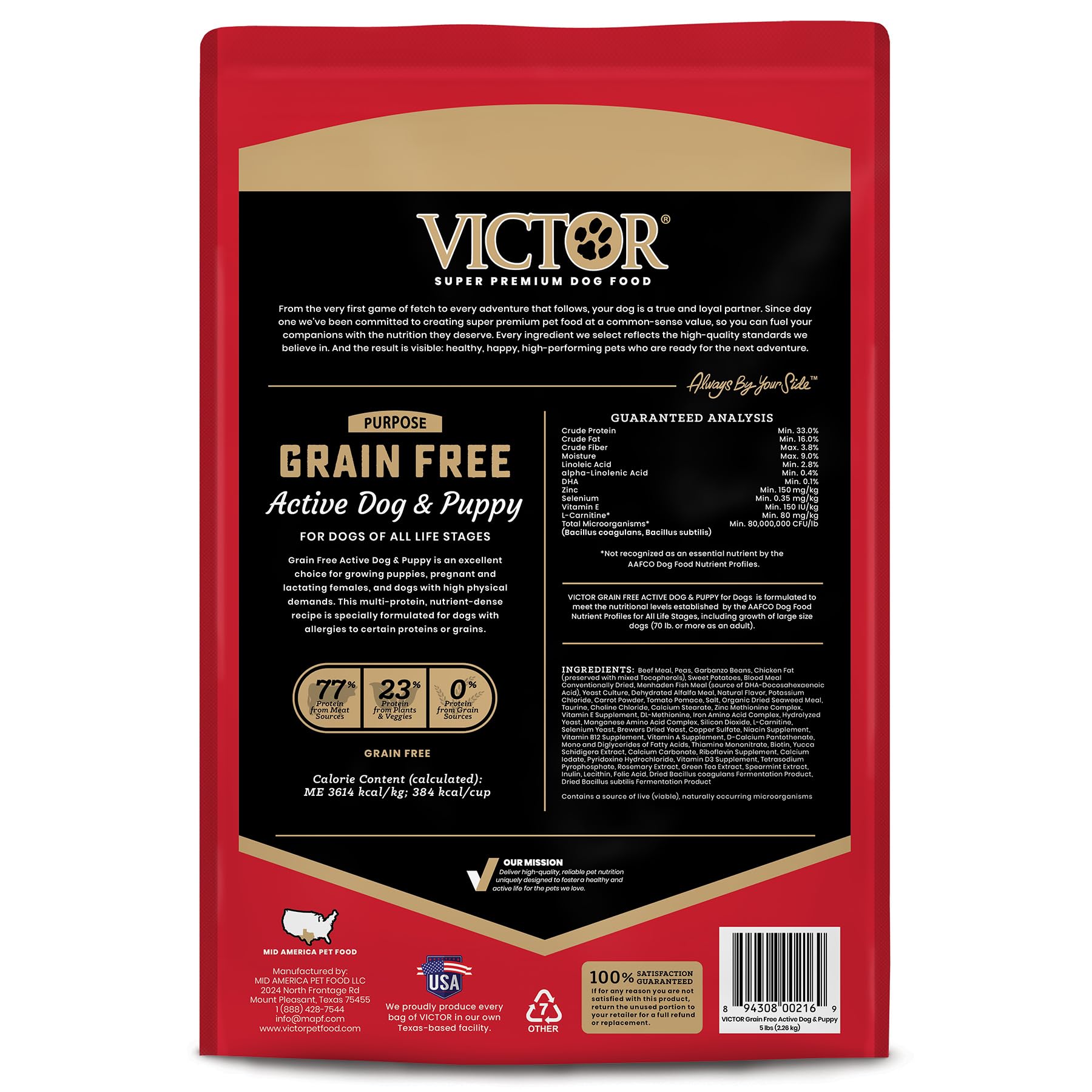 VICTOR para todas las razas y etapas, ideal para cachorros