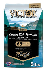 VICTOR Ocean Fish en bolsa, fórmula premium para perros activos y piel sana.