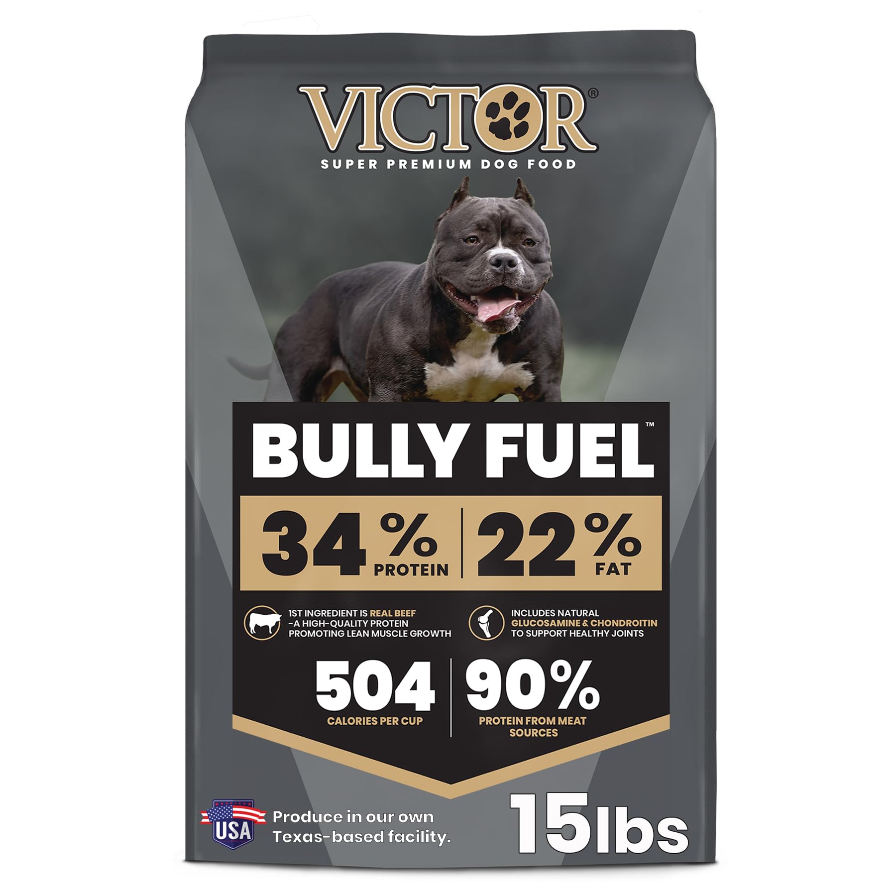 VICTOR Bully Fuel: carne de res real como primer ingrediente para músculo magro