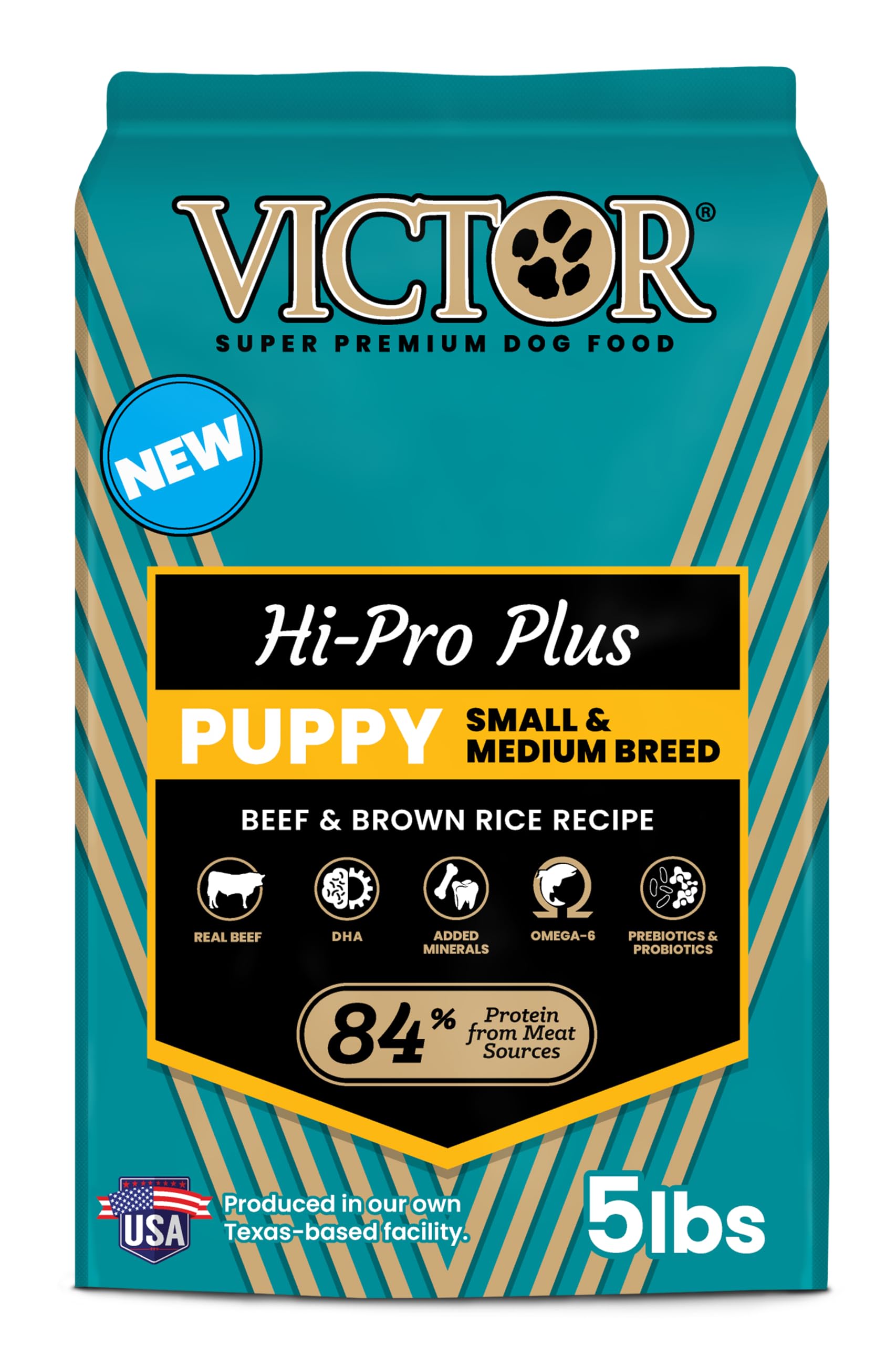 VICTOR Hi-Pro: carne de res real, primer ingrediente para desarrollo muscular magro.