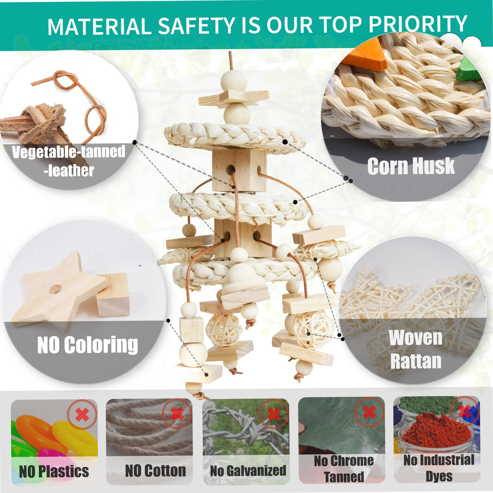 Tamaño ideal de 25 cm para aves pequeñas y medianas.