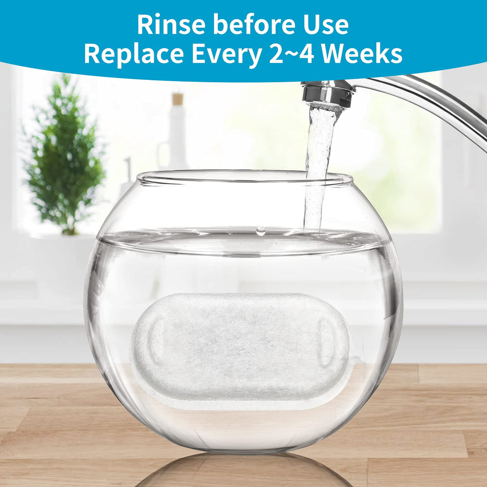 VinDox cambio-filtros-semanal: cambios regulares mantienen agua limpia para tu gato