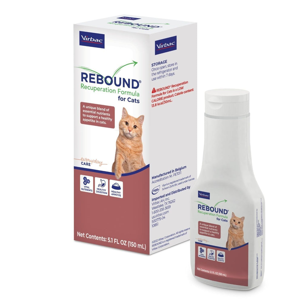 Virbac REBOUND, prebióticos, favorece la salud digestiva durante la recuperación.