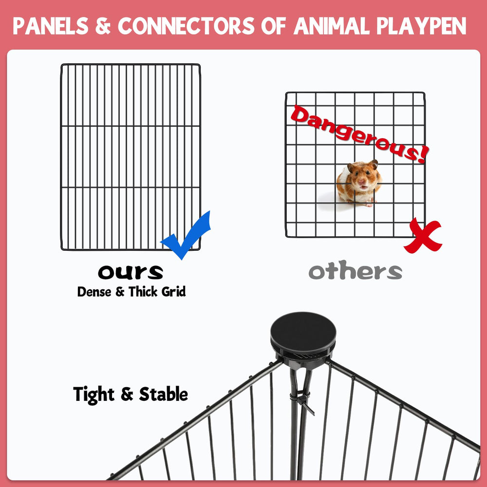 VISCOO zona de juego amplia para observar a los animales desde cualquier e1ngulo.