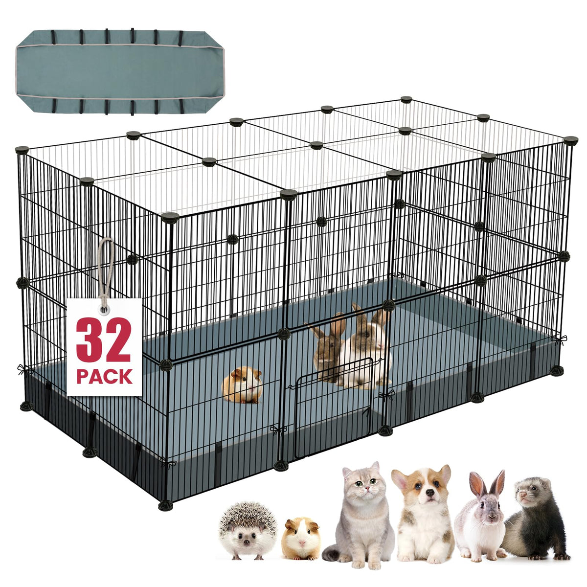 VISCOO paneles para mascotas: 32 paneles expandibles