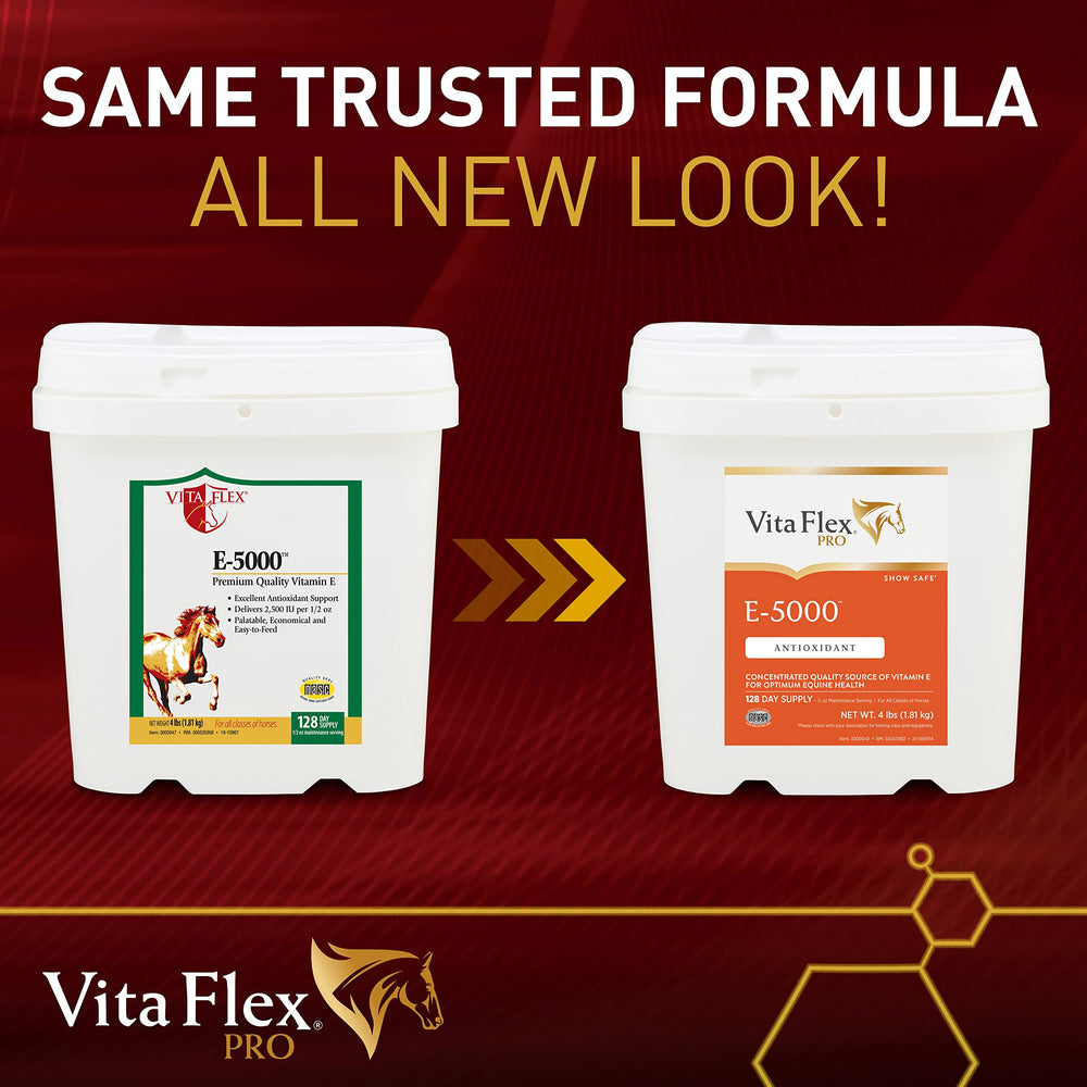 Vita Flex Pro E-5000: polvo para mezclar con alimento para dosis diaria.