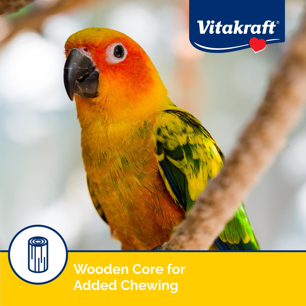 Vitakraft Crunch Sticks Conure, clip de jaula para instalación rápida y segura.