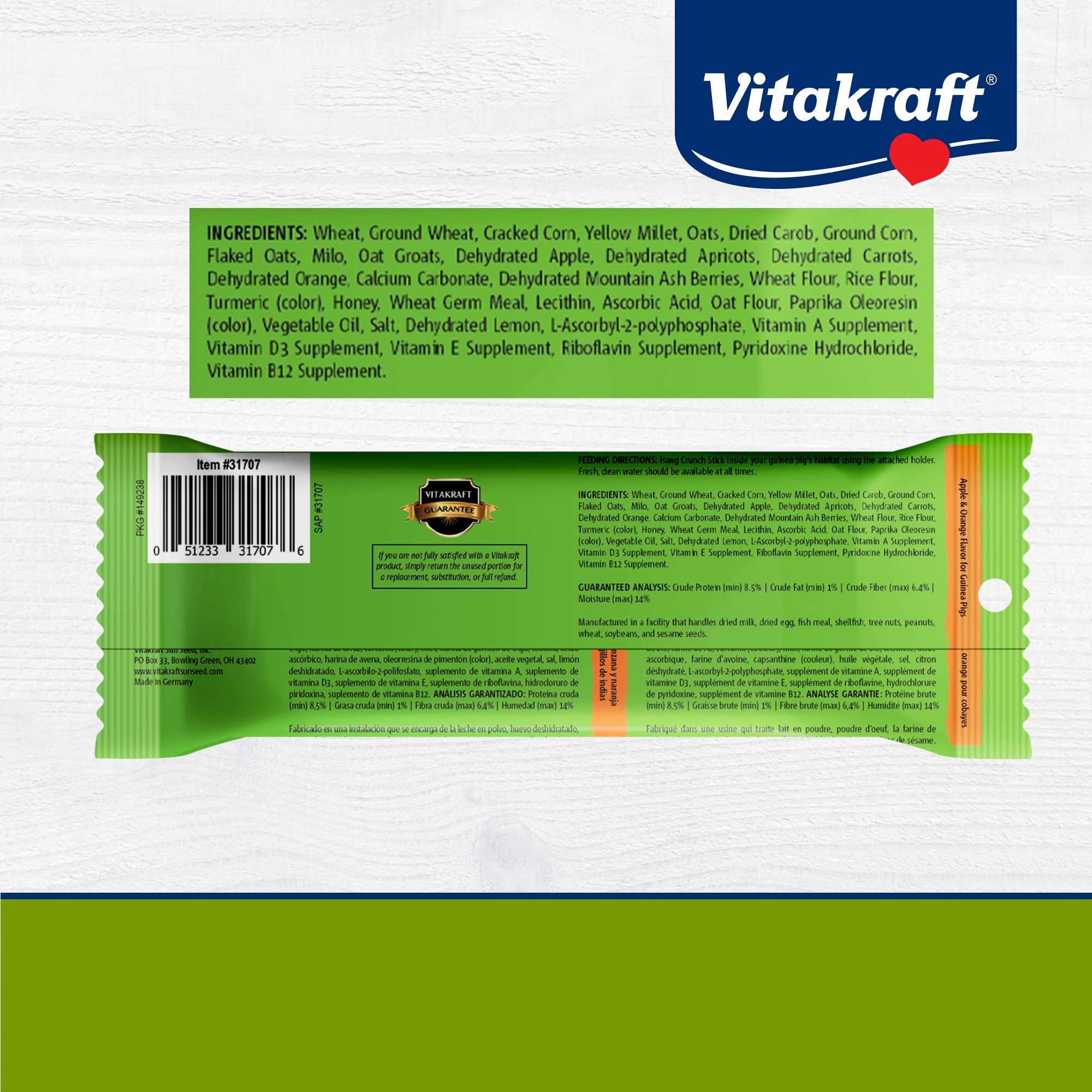 Enriquecimiento ambiental con Vitakraft Crunch Sticks