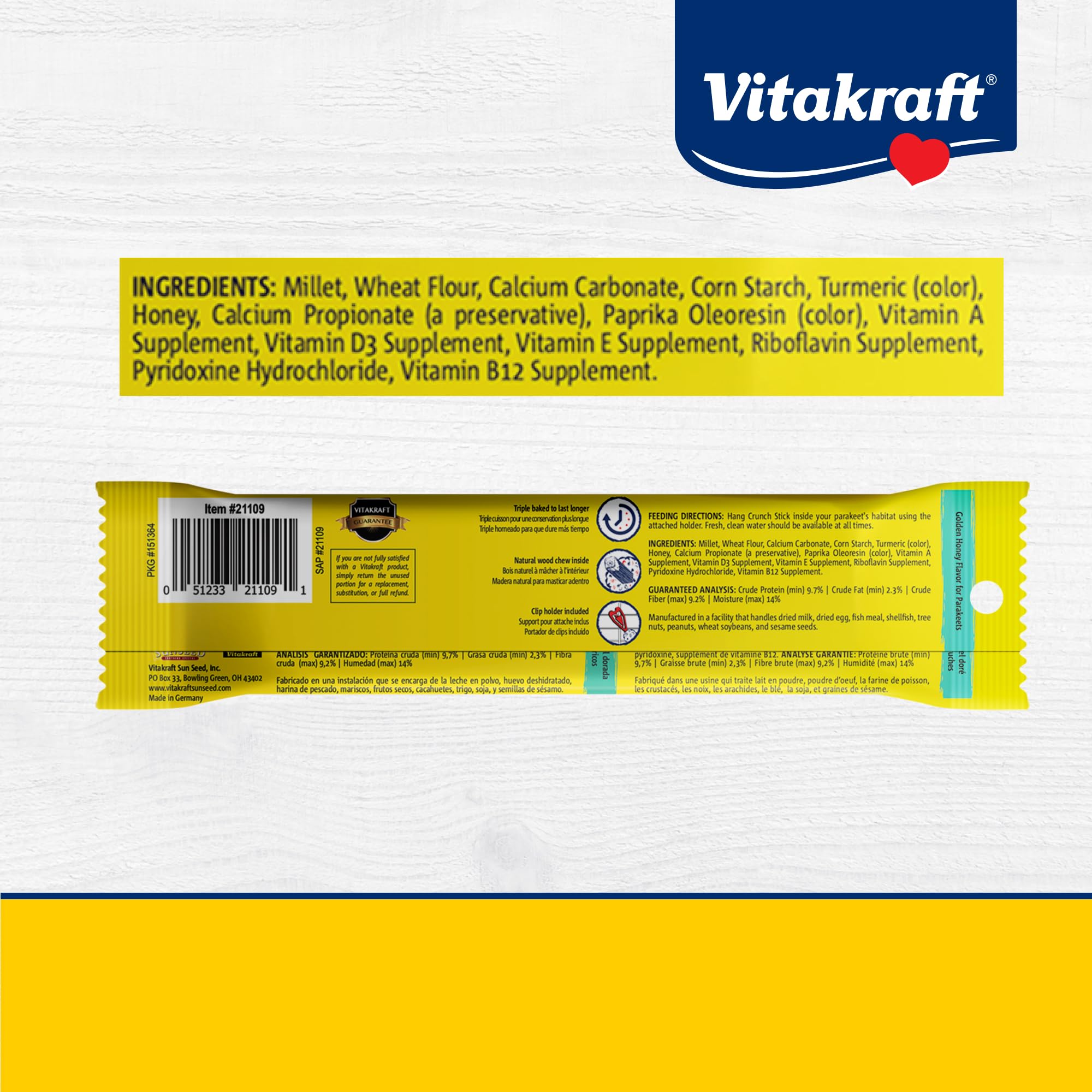 Vitakraft detalle-entrenimiento-ave ofrece tiempo de juego