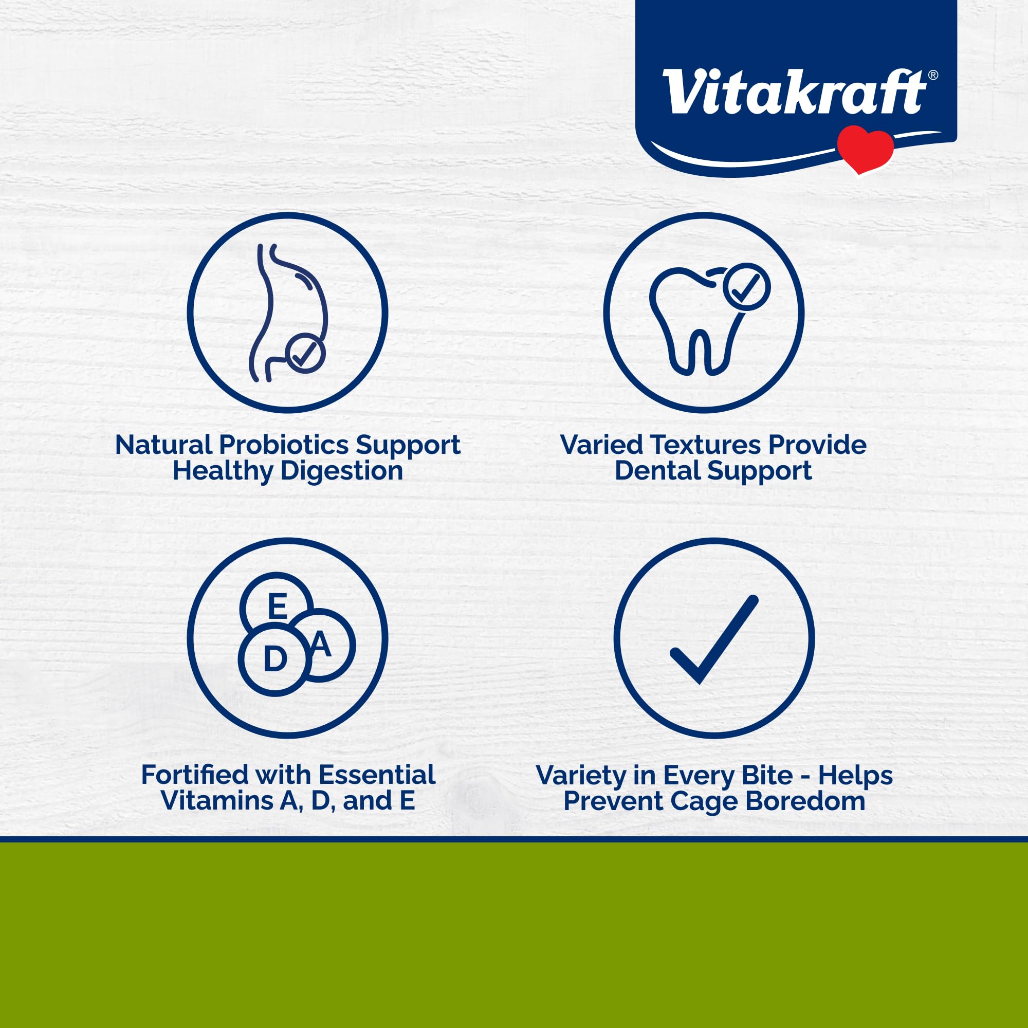 Vitakraft Menu Premium Cobaya Pellets con Probióticos: apoyo natural para el sistema digestivo