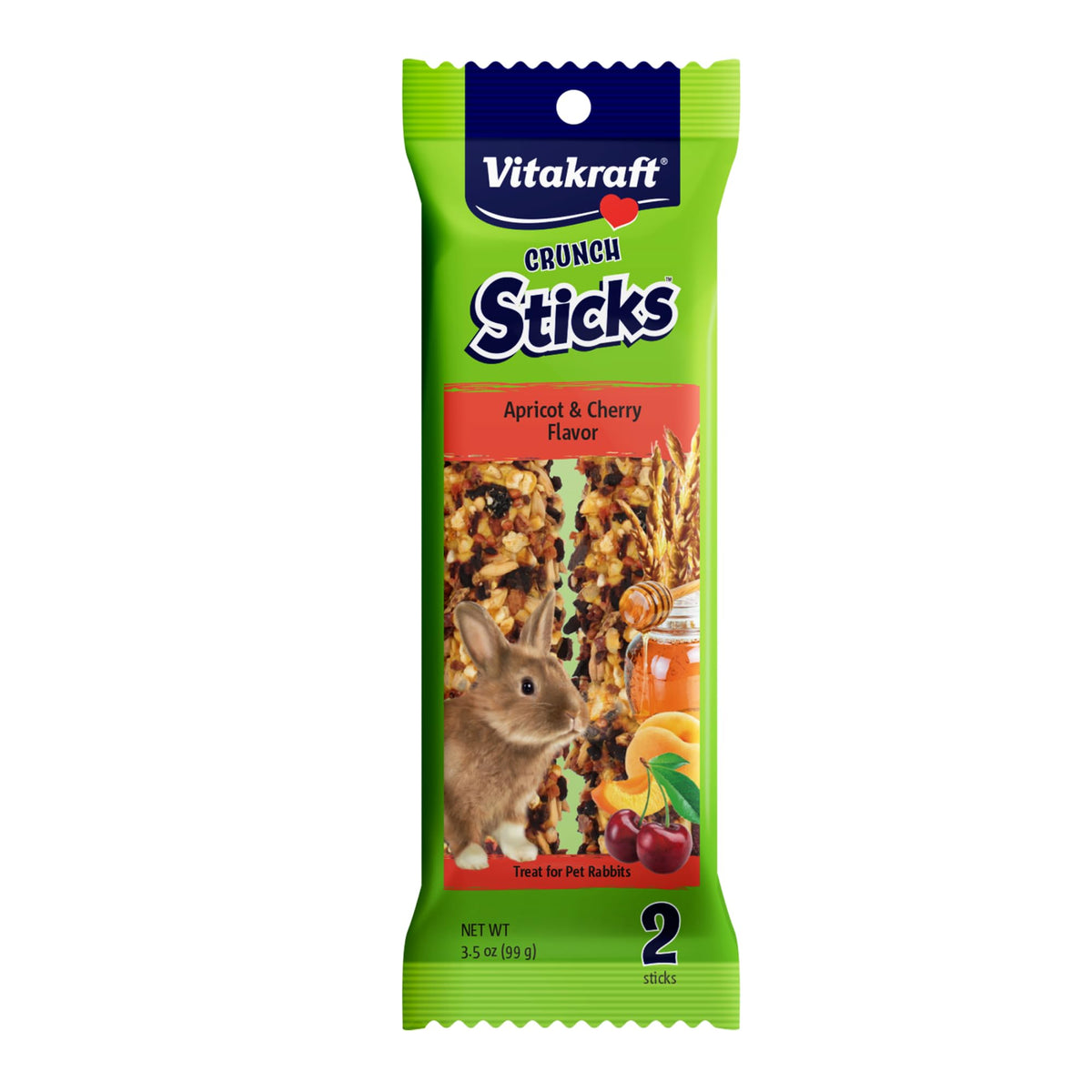 Vitakraft Palitos Crujientes: palo de madera real para masticar y entretenimiento diario