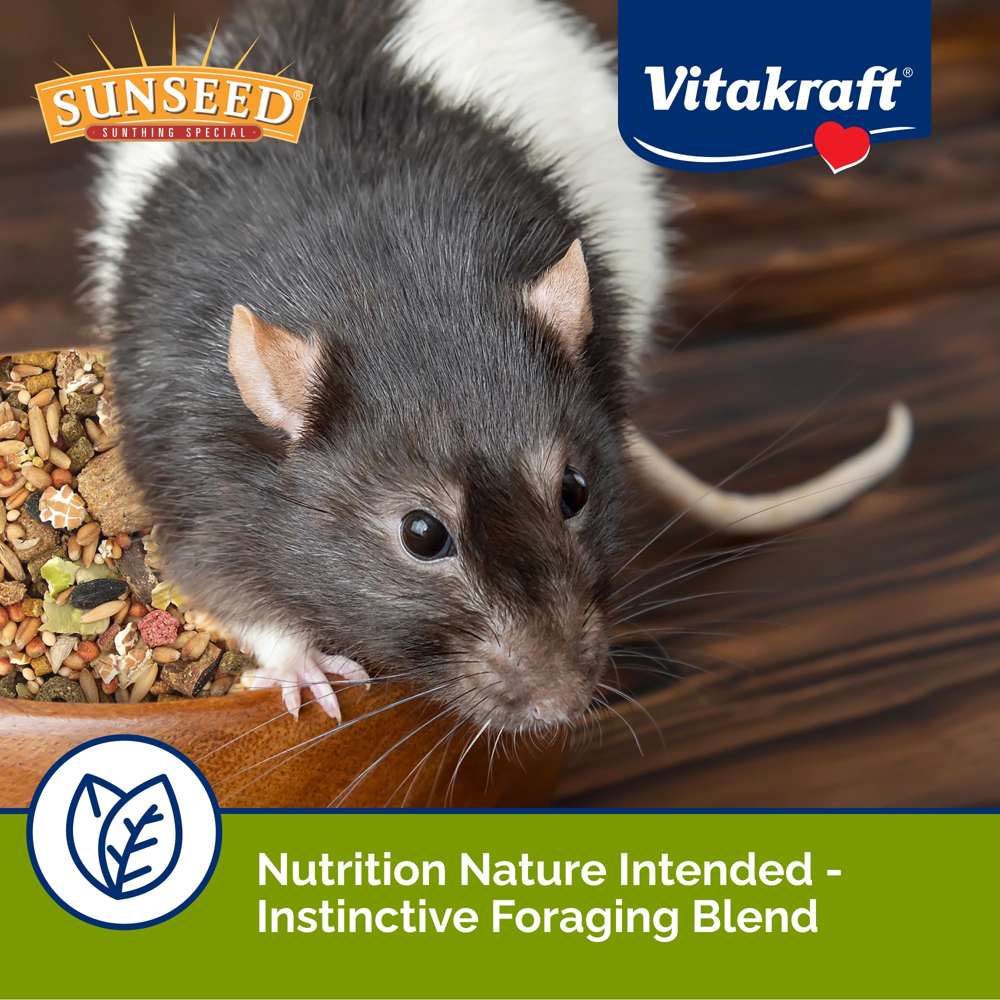 Vitakraft Sunseed Vita Prima: granos antiguos que nutren con sabor natural y buena digestión.
