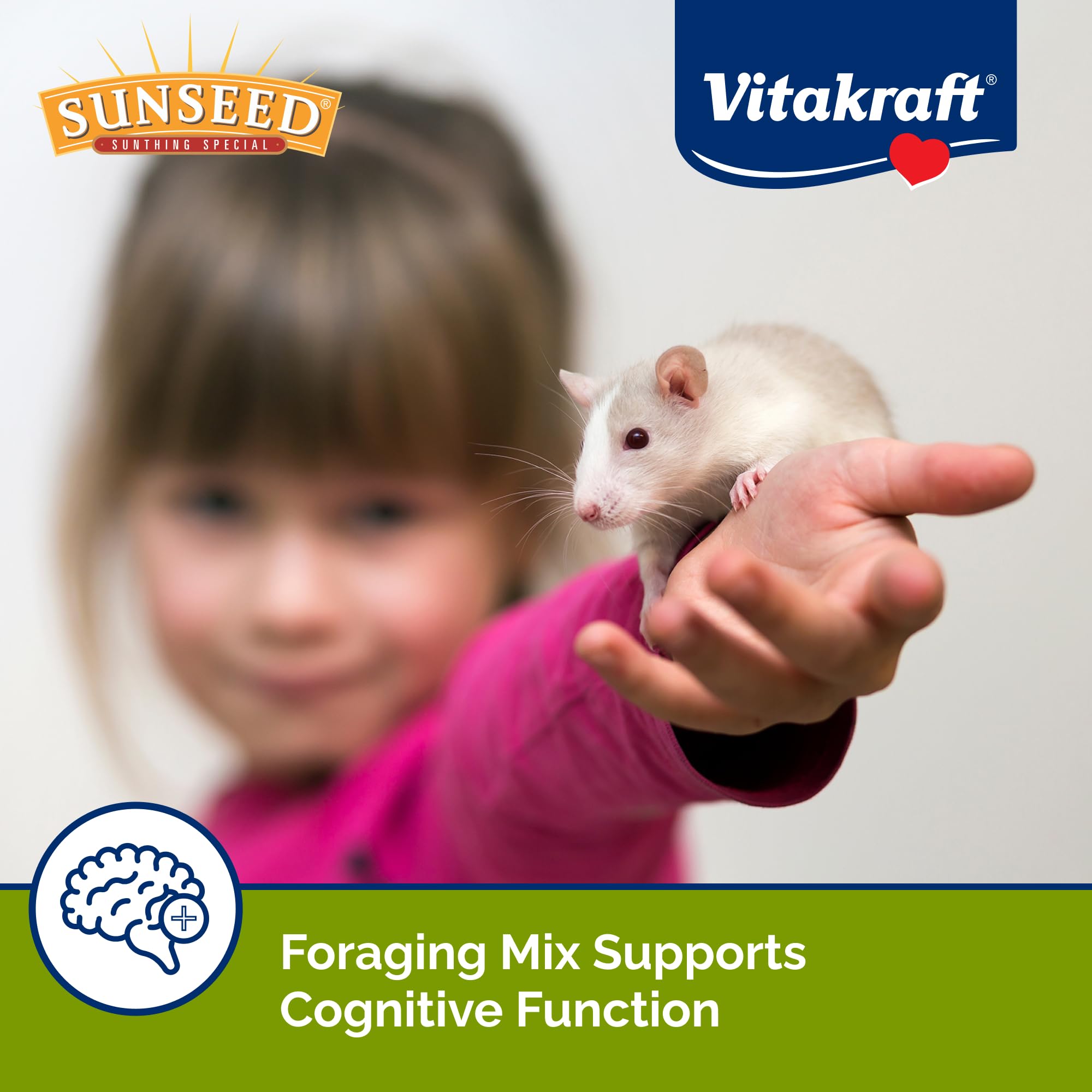 Vitakraft Sunseed Vita Prima: vitaminas y minerales para el bienestar diario.