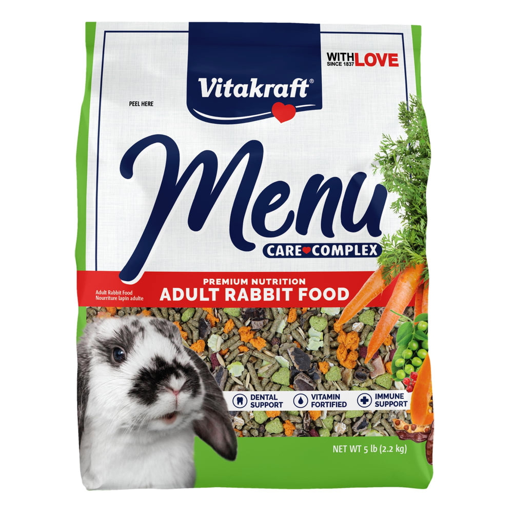 Vitakraft Vita Smart para conejo: heno de Timothy de alta fibra favorece la masticación