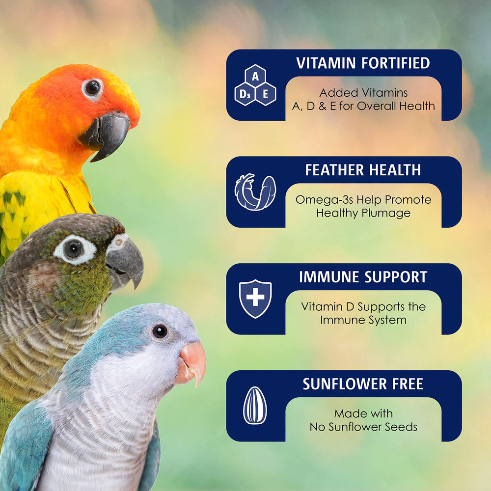 Vitakraft VitaSmart para loros pequeños mezcla de granos para energía sostenida.