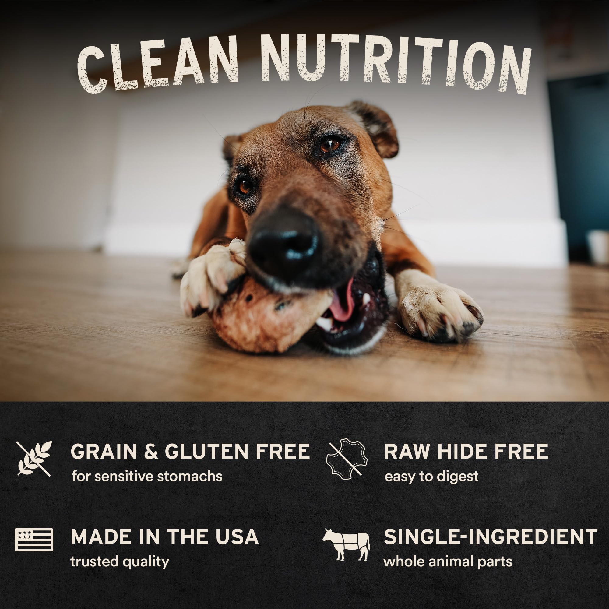 Estimulo mental para perros con Vital Essentials, recompensa que fomenta masticación responsable.