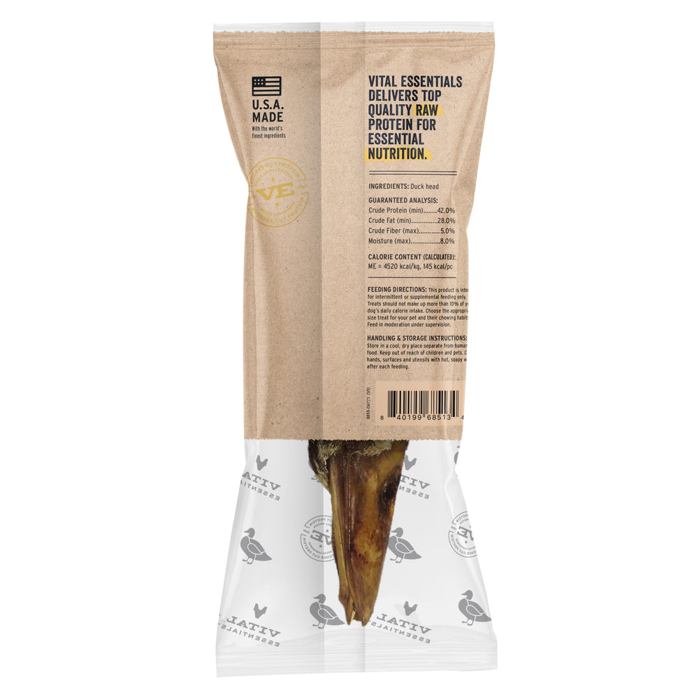 Vital Essentials porciones individuales selladas para conservar nutrientes y frescura.