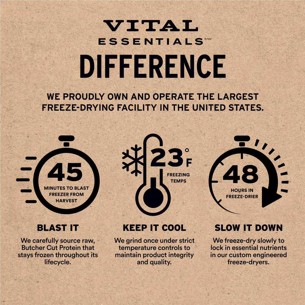 Vital Essentials proteína única: opción simple para dieta de gato