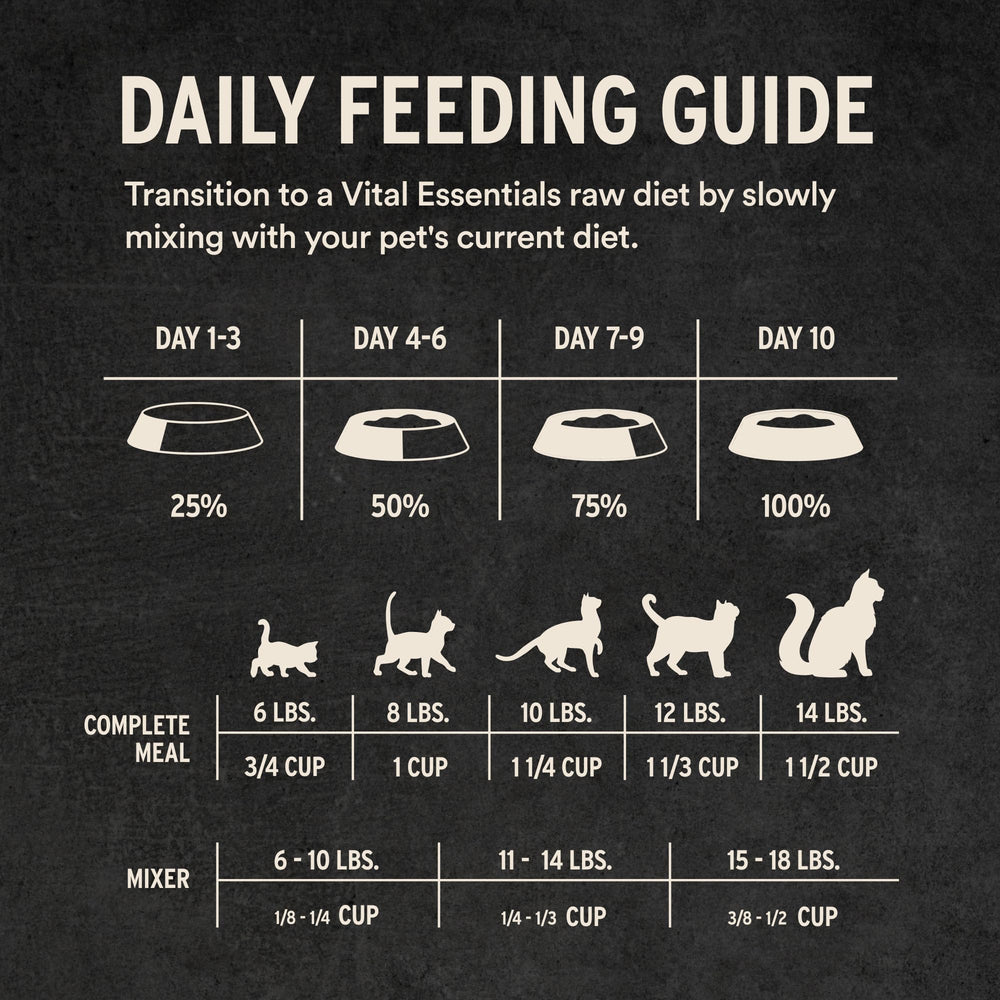 Vital Essentials textura crujiente para gatos satisfechos