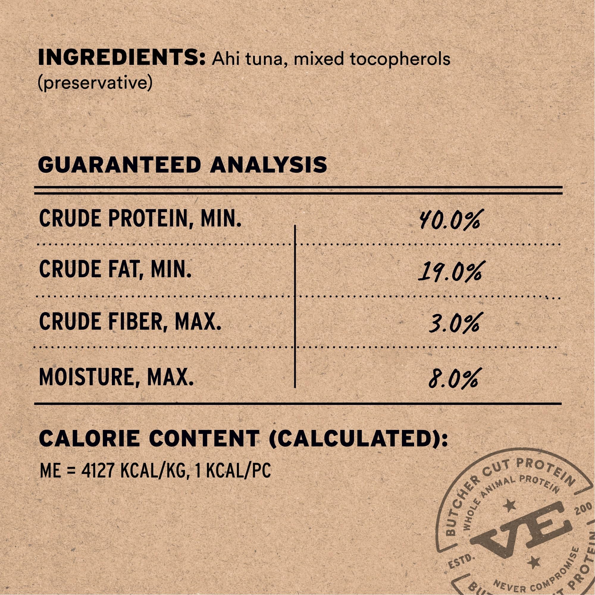 Vital Essentials textura deshidratada crujiente: sabor intenso