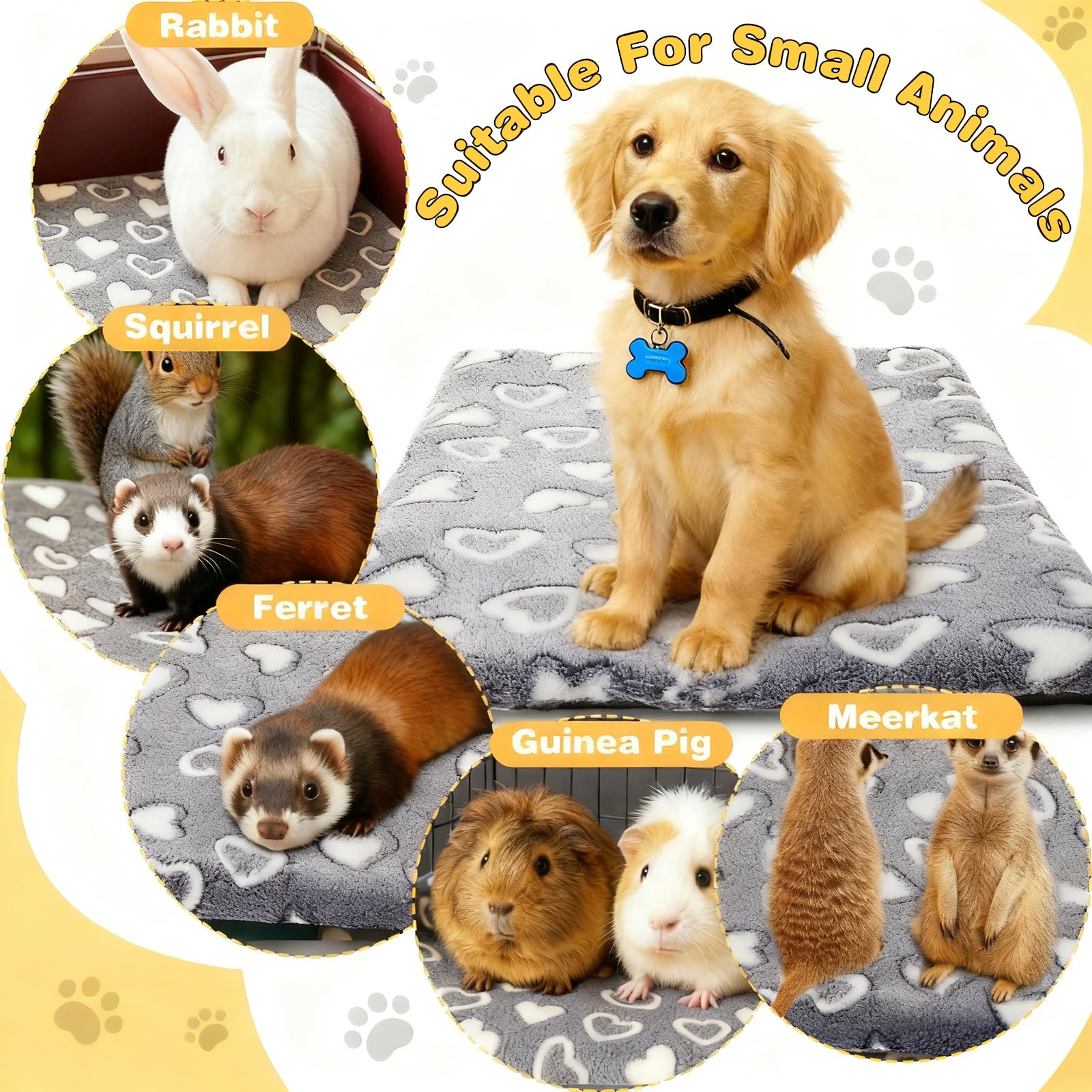 Cama multiuso VitalCozy, tamaño 92x61 cm, apta para perros y gatos pequeños.
