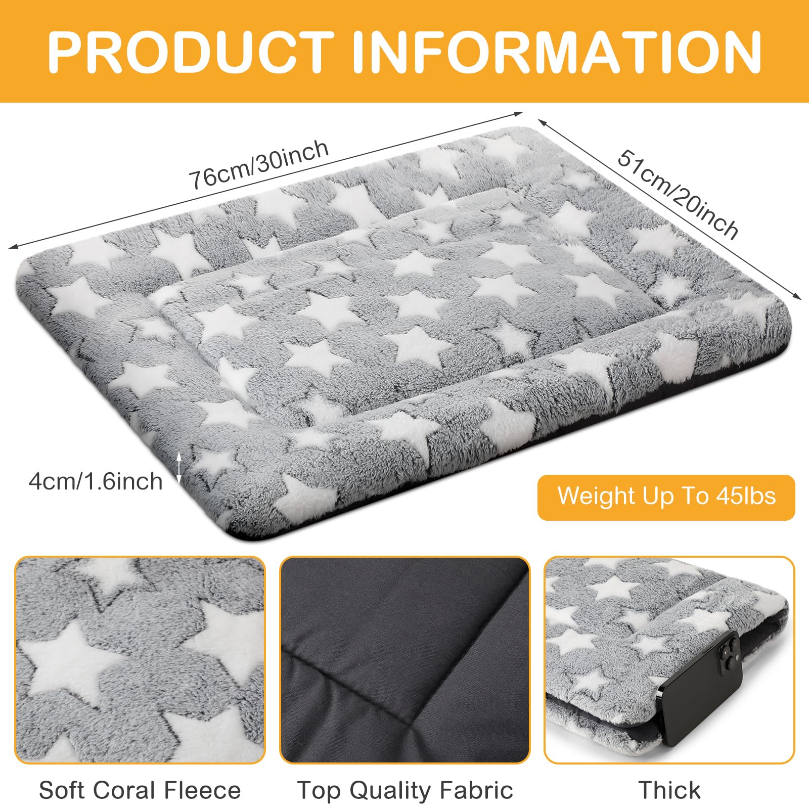 VitalCozy cama perro terciopelo y lino gris, diseño elegante y transpirable.