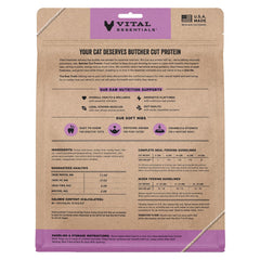 Vital Essentials bolsa de 12 oz con pavo crudo liofilizado listo para comer.