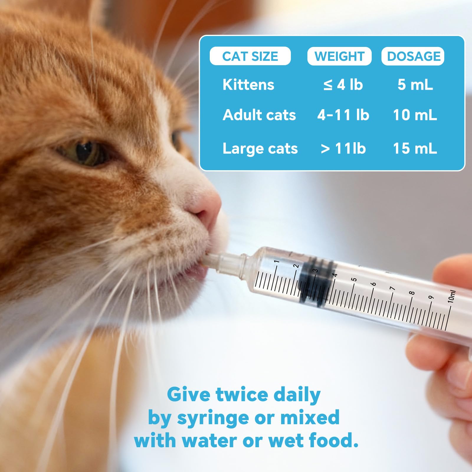 VivaElixir sabores pollo, facilita la administración diaria para gatos.