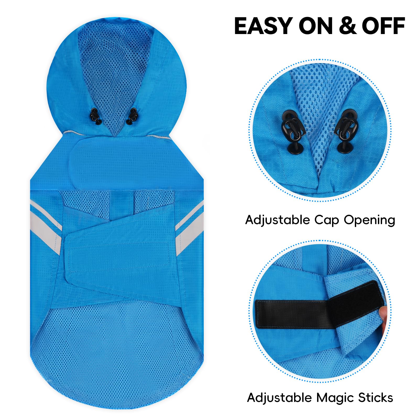 VIVAGLORY Wetoff capucha plegable para almacenamiento y protección rápida
