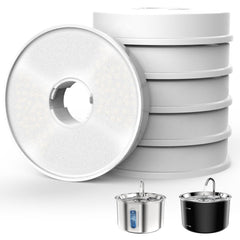 Filtro VIVIDORAMA para bebedero de gato, filtración en 3 etapas para agua más fresca.