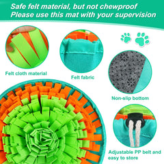 Vivifying Snuffle Mat para perros: alimento lento durante la búsqueda de premios.