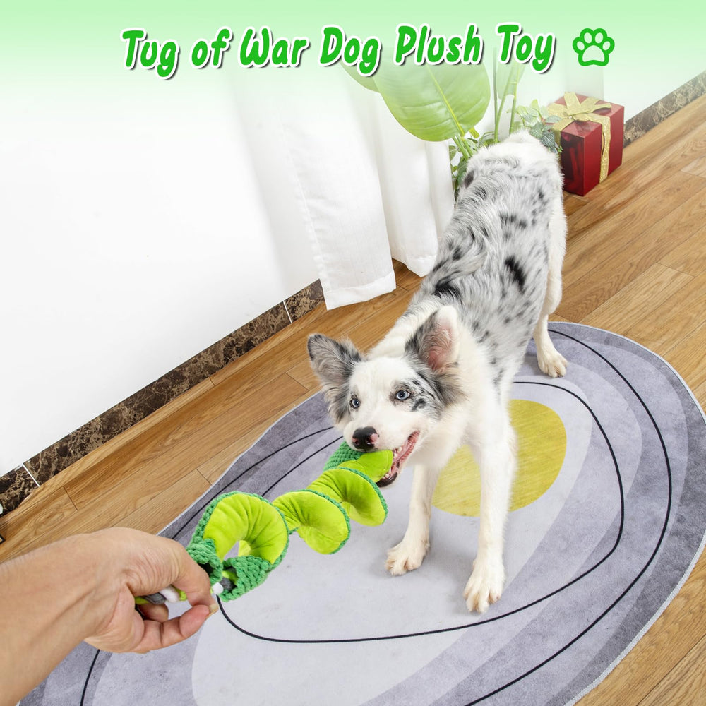 VIWIK juguete perro cuerda de algodón nudo para juego de tirar