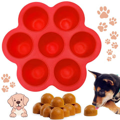 Vodolo molde para premios de perro pequeños con tapa, ideal para porciones caseras.