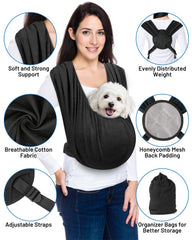 Vokvaktak bandolera para perro pequeño con espuma de memoria para soporte.