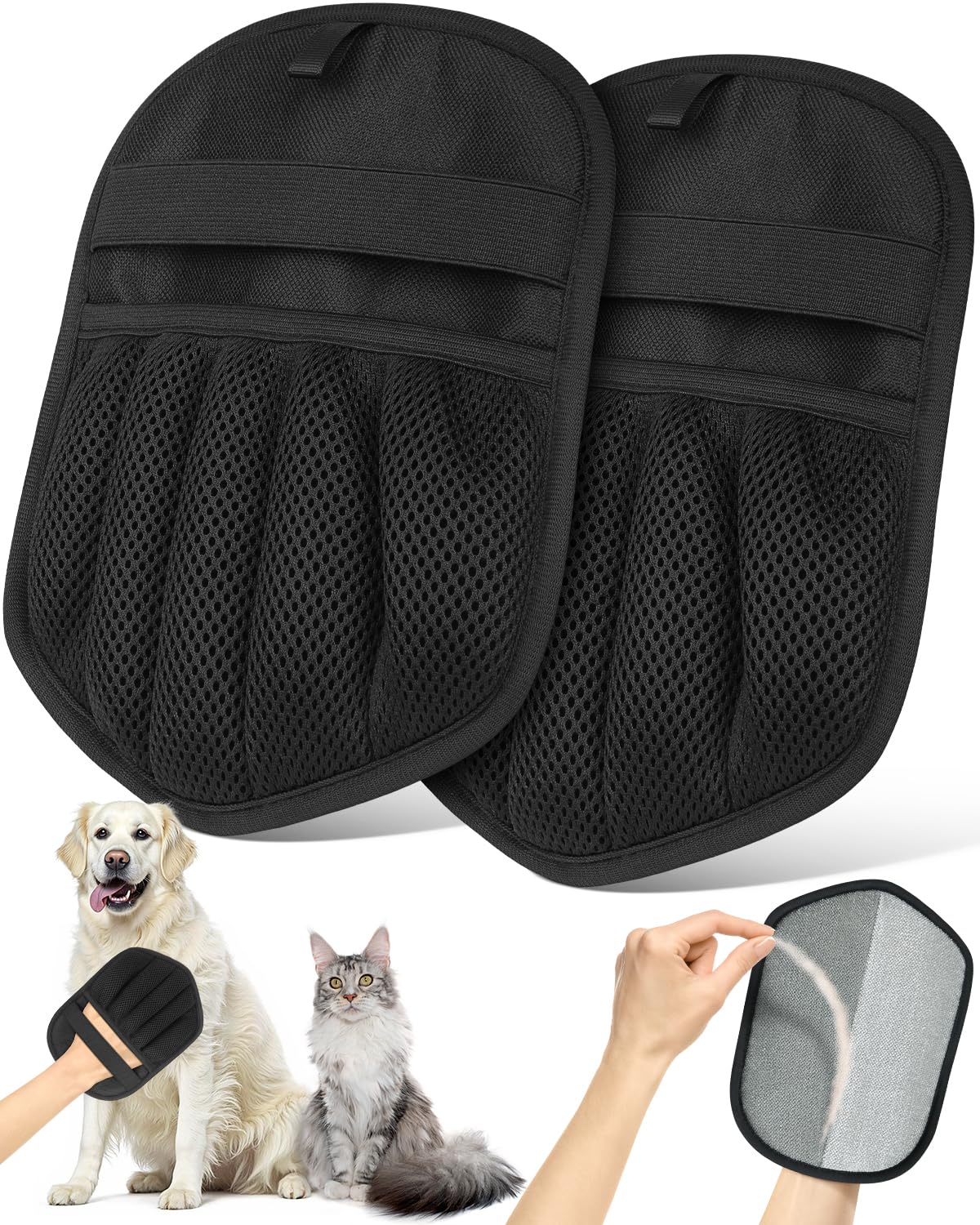 Guante electrostático Vokvaktak para pelo de mascota, ideal para muebles.