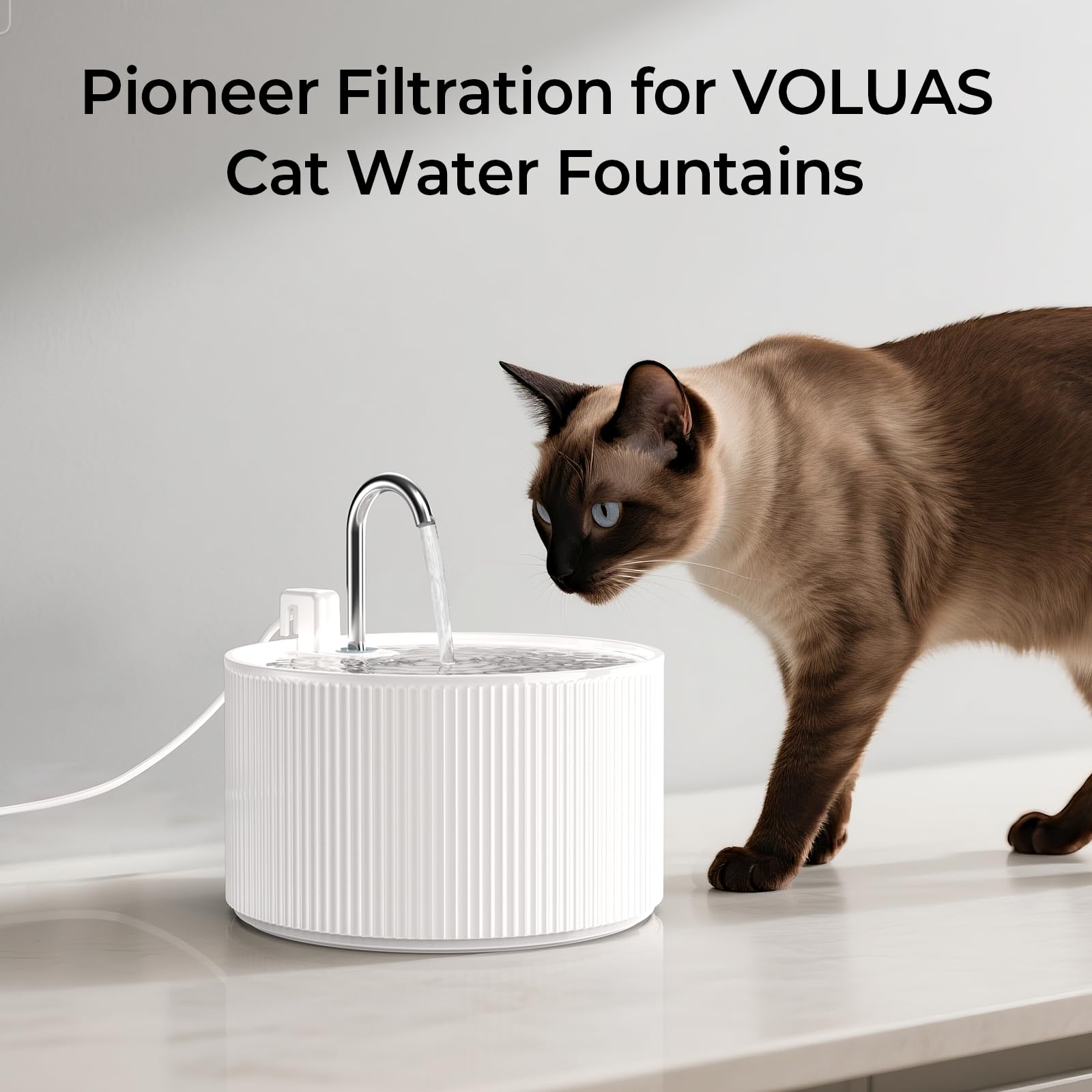 Voluas contenido del paquete: 3 filtros y 3 esponjas para fontana gato cerámica.