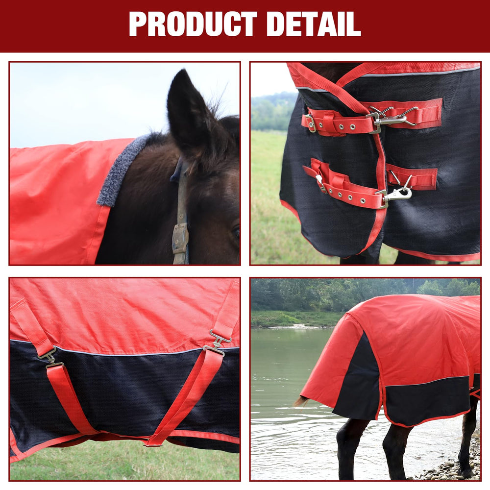 Manta Vortexain: exterior 1600D resistente para mayor durabilidad.