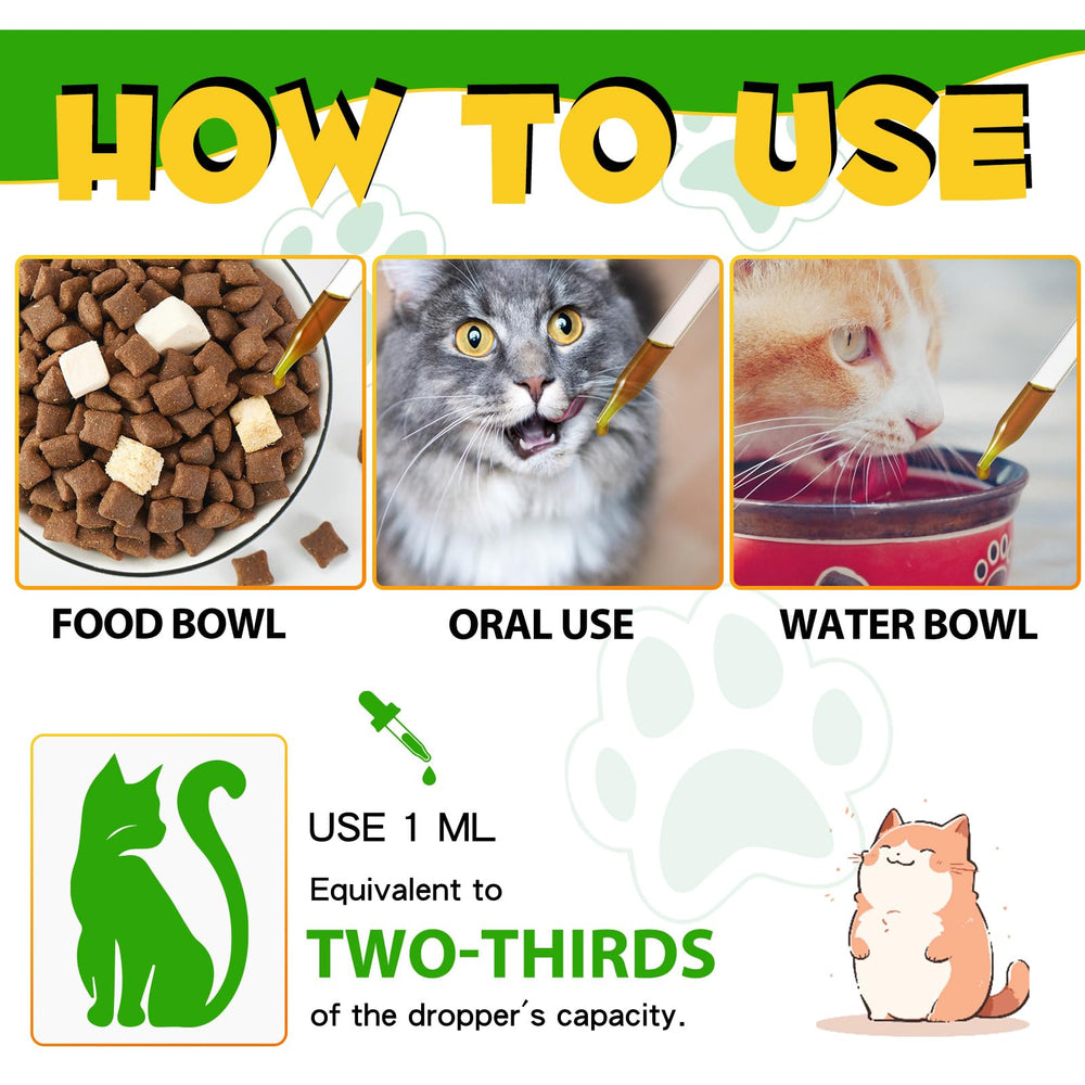Mezclar en agua con VOSIFSDIY para gatos
