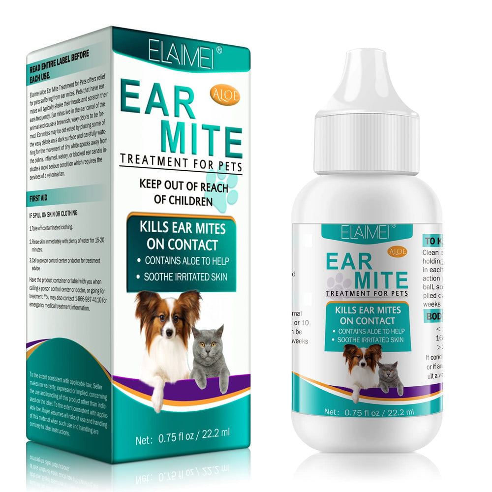 Gotas VOSIFSDIY para orejas de perros y gatos, alivio suave.
